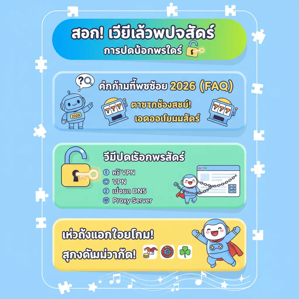 สอน วิธี เข้า เว็บ สล็อต - การปลดล็อกเว็บไซต์