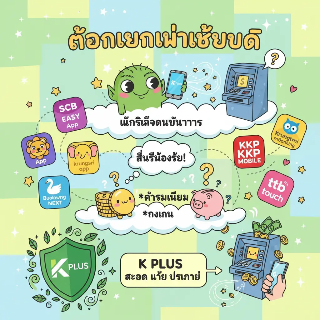 ถอนเงิน - ธนาคารกสิกรไทย