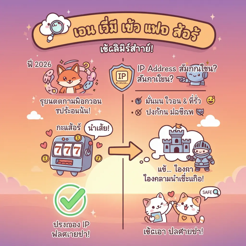 สอน วิธี เข้า เว็บ สล็อต - IP Address