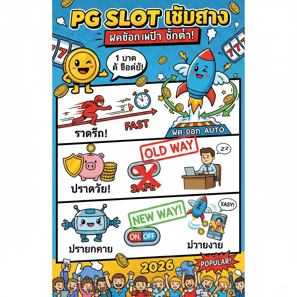 เว็บตรง สล็อต ฝากถอน ไม่มี ขั้นต่ำ 1 บาท ก็ ถอนได้ - PG SLOT