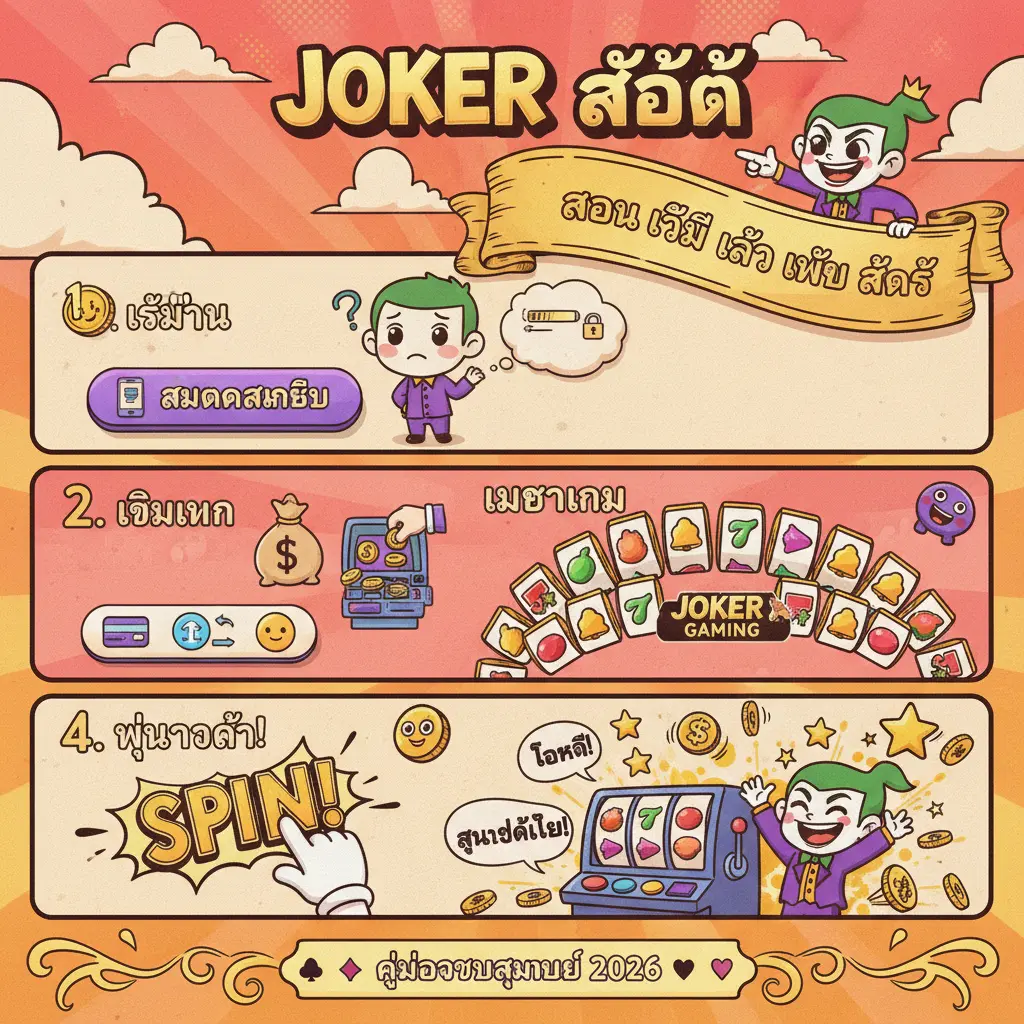 สอน วิธี เข้า เว็บ สล็อต - Joker